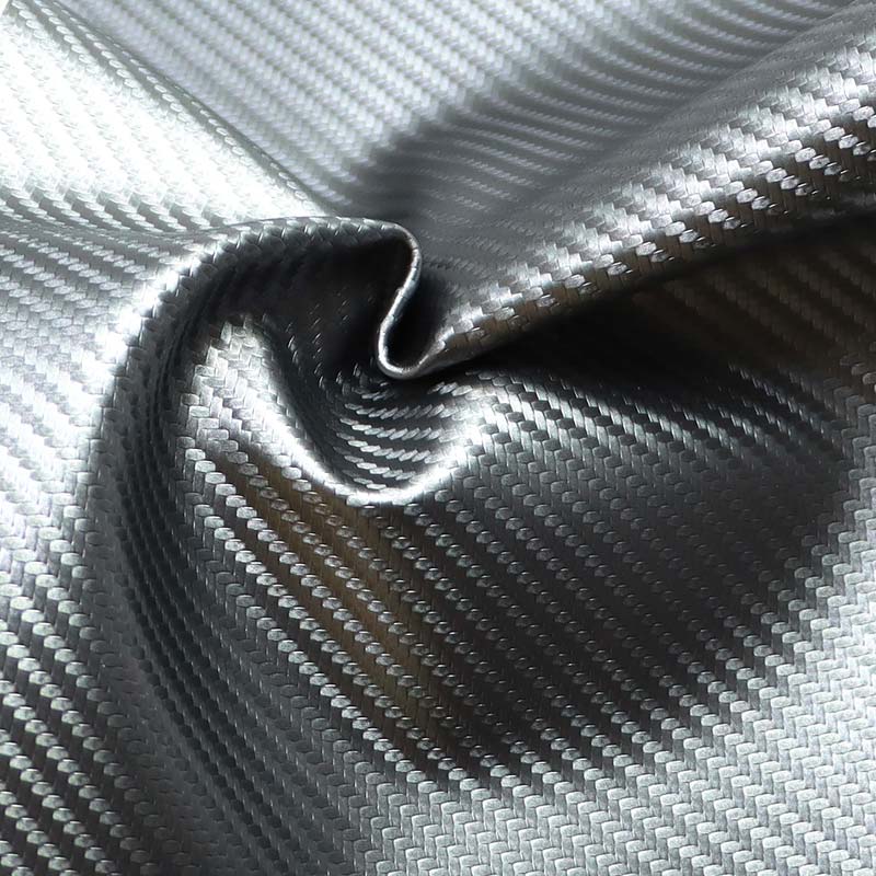 Bahan Interior Otomotif Buatan Sintetis Serat Karbon PVC