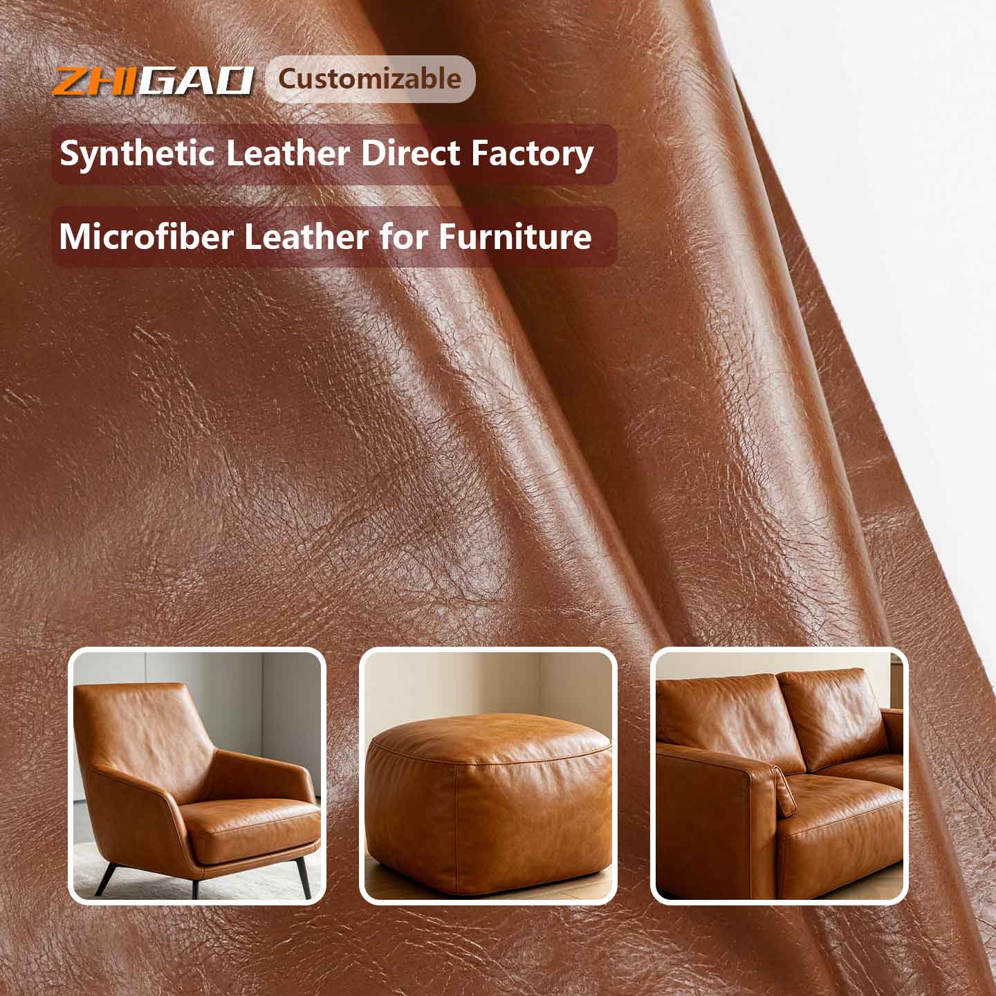 Kulit Microfiber untuk Kulit Otomotif dan Furnitur
