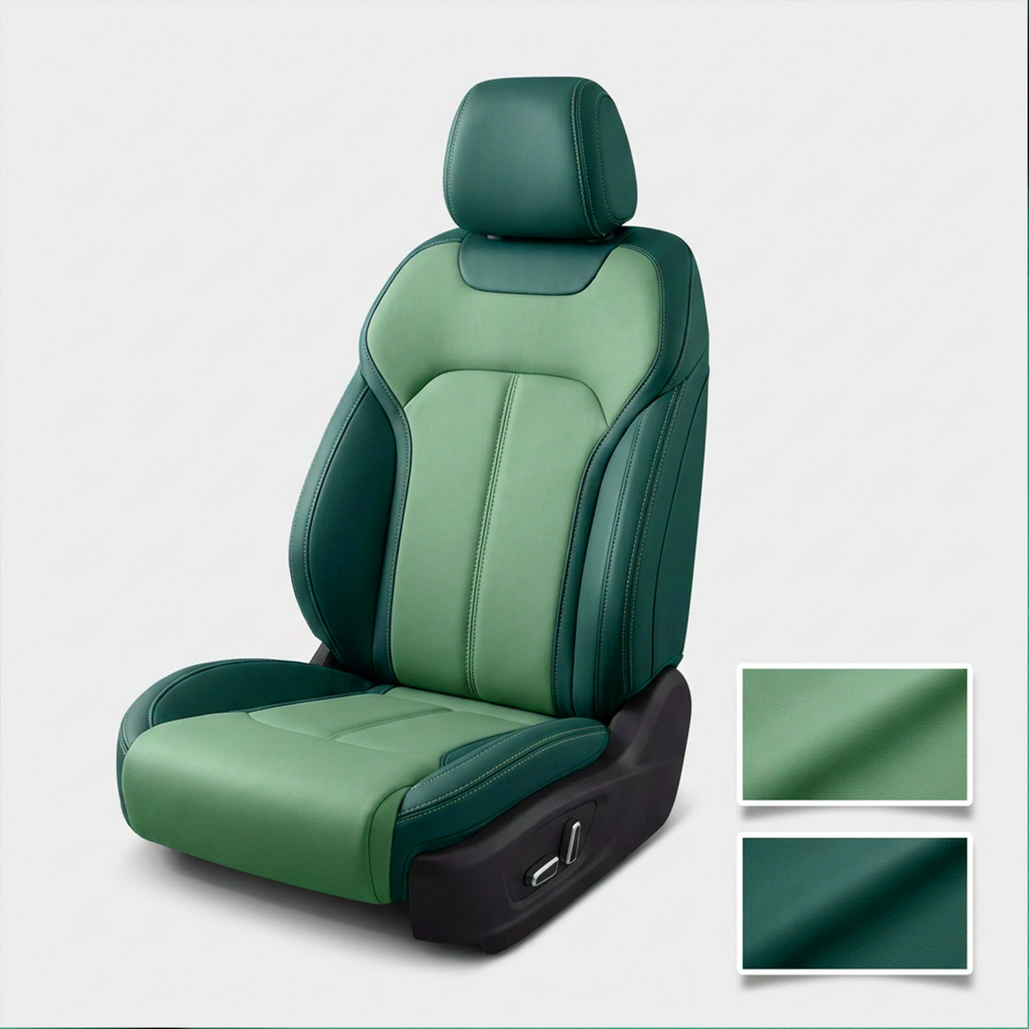 Kulit mikrofiber otomotif butiran nappa untuk roda kemudi