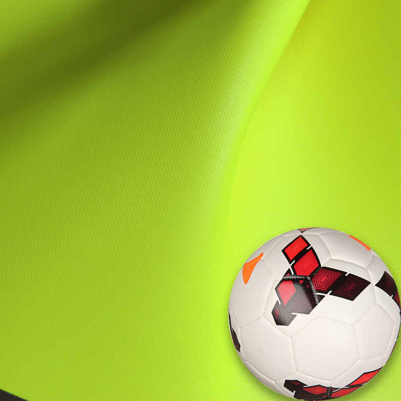 Kain Kulit PU Bola Bola Fluorescein