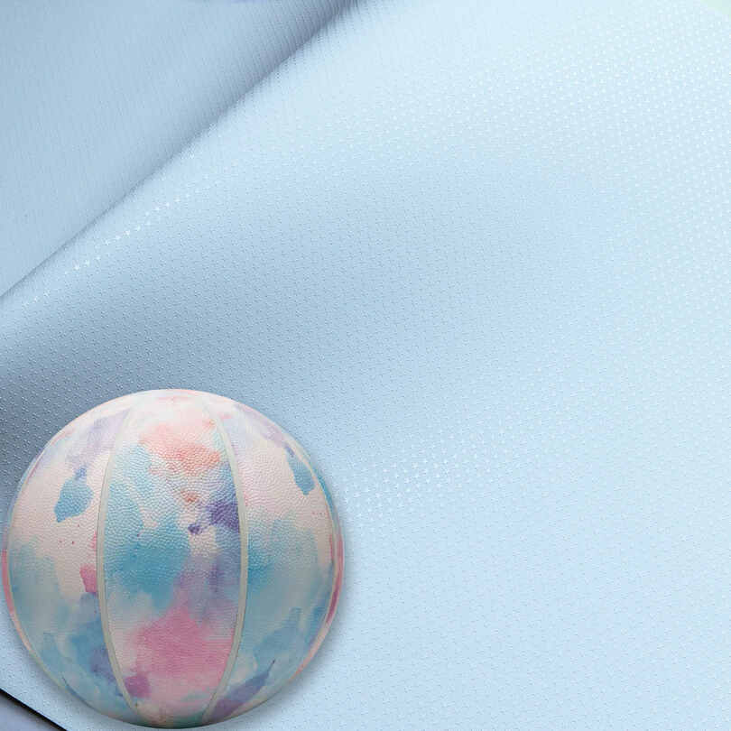 Kain Kulit Bola Sepak Olahraga Pola Bintang