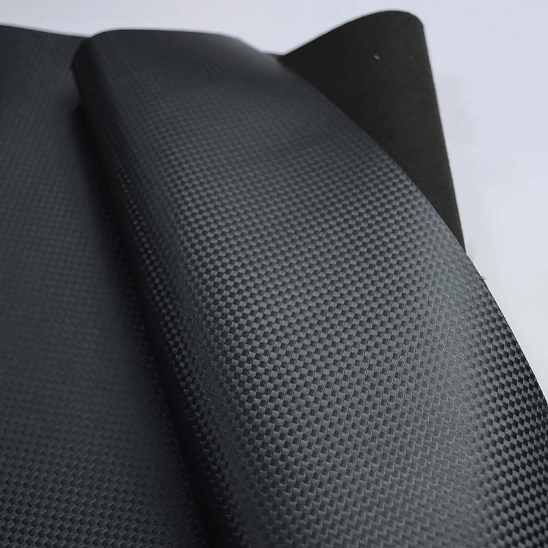 Kain Interior Mobil Buatan Kulit Sintetis PVC Serat Karbon