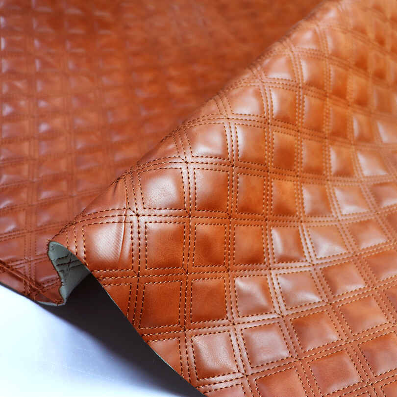 Busa Jahitan Spons Buatan Berlapis Kain Kulit PVC Mobil Otomotif