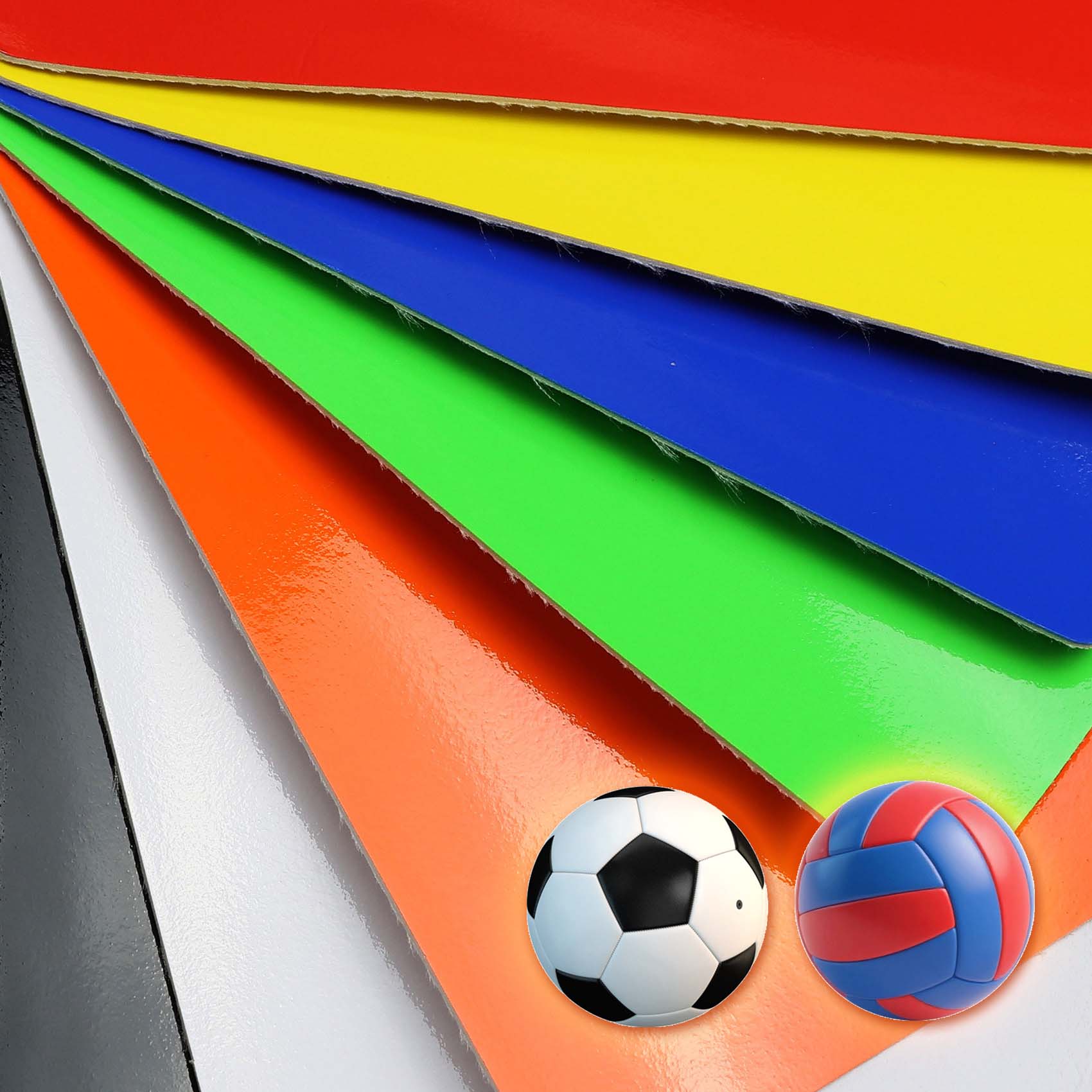 Bola olah raga PU kulit buatan kulit PVC reflektif Bola olah raga PU kulit buatan kulit PVC reflektif